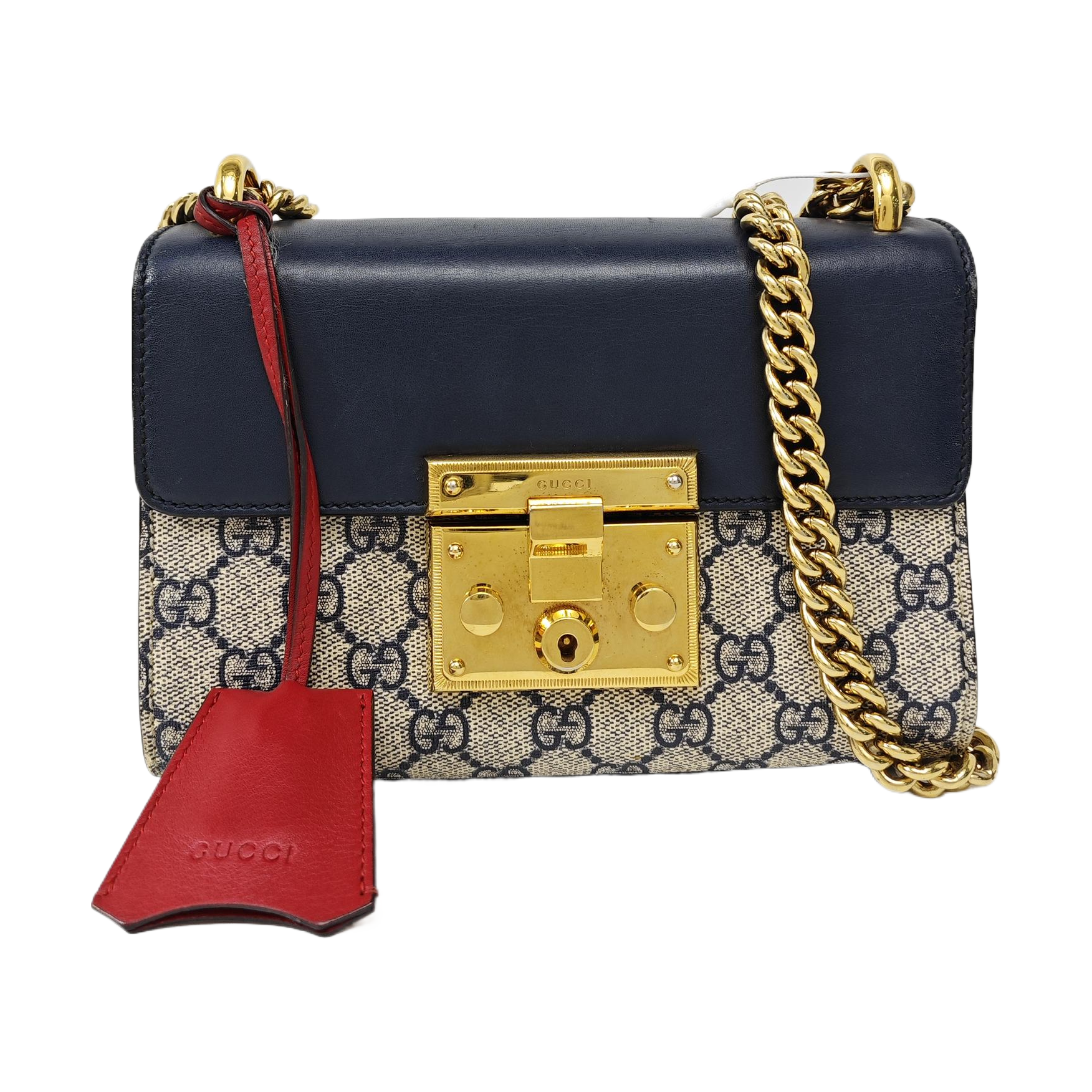 Padlock Small Monogram Coated Canvas Multicolor
