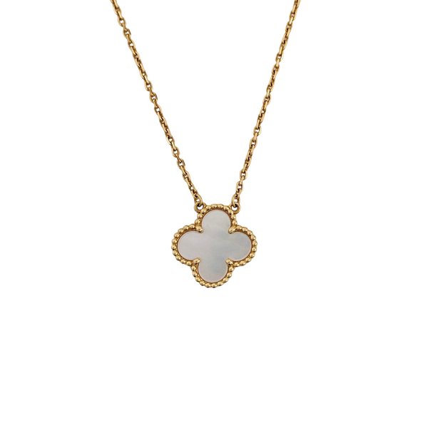 Vintage Alhambra 18k Gold Necklace