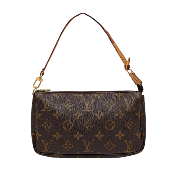 ACCESSOIRES Monogram Coated Canvas Brown
