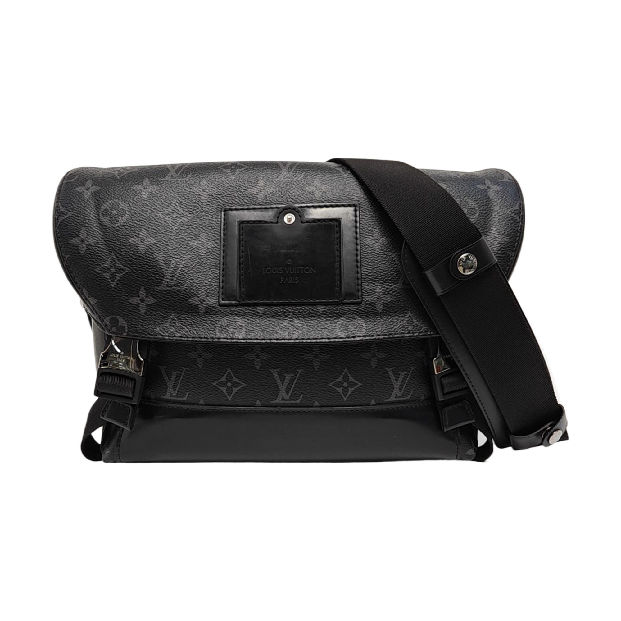 VOYAGER PM Monogram Coated Canvas Black