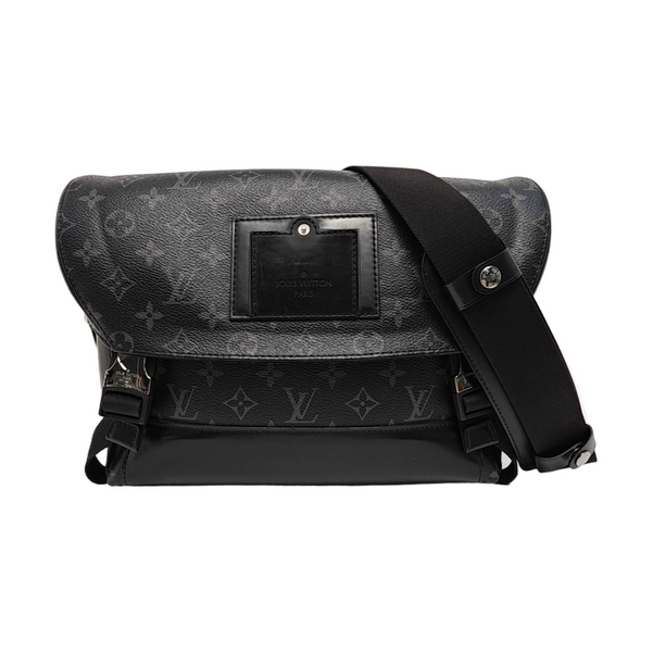 VOYAGER PM Monogram Coated Canvas Black