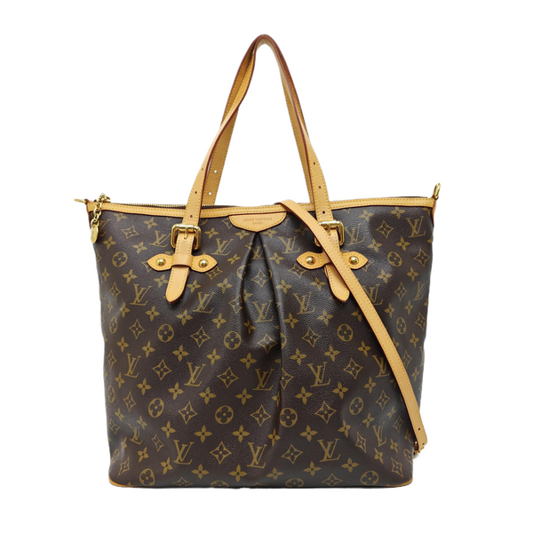PALERMO GM Monogram Coated Canvas Brown