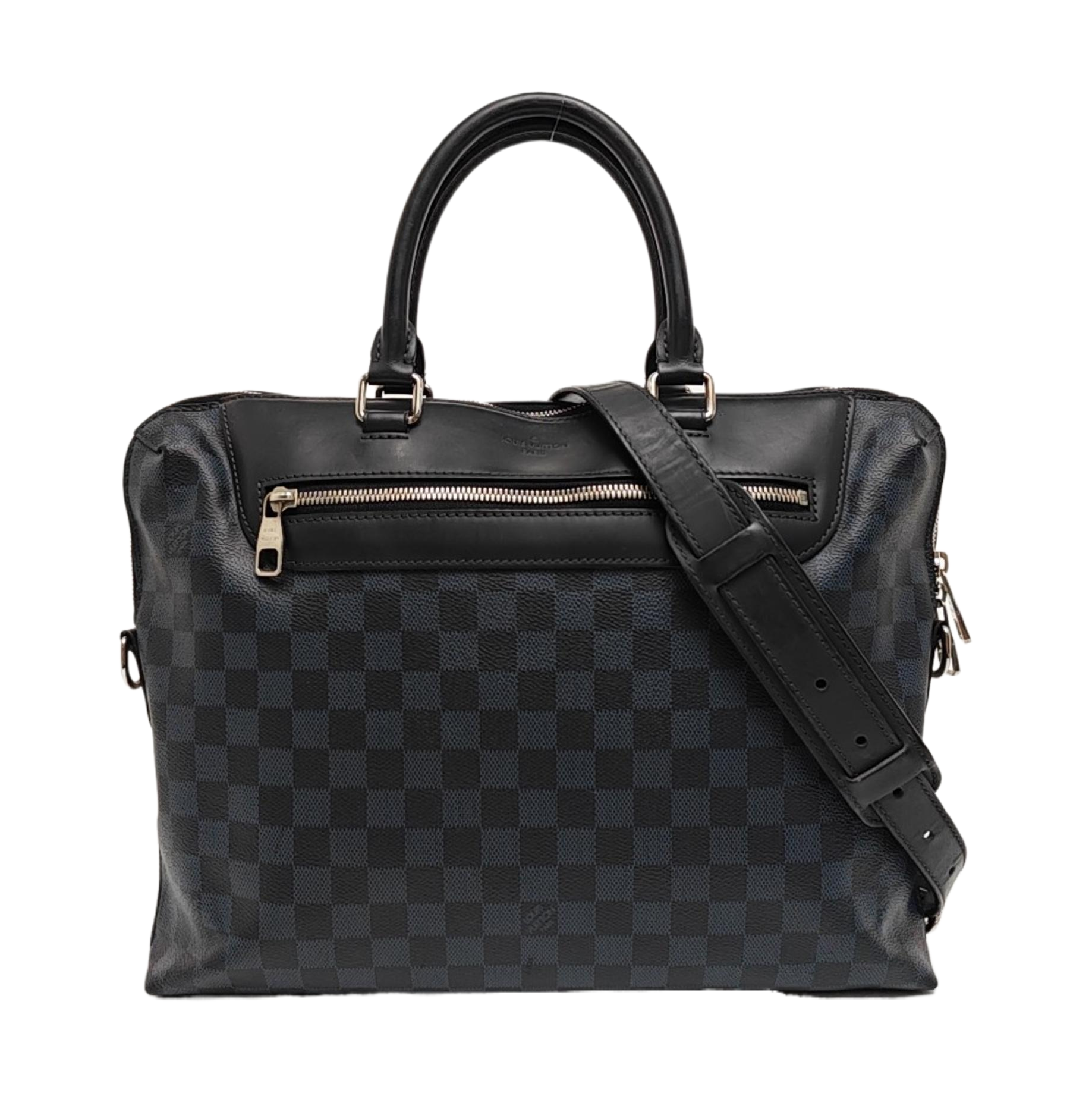 PORTE-DOCUMENTS Damier Coated Canvas Blue