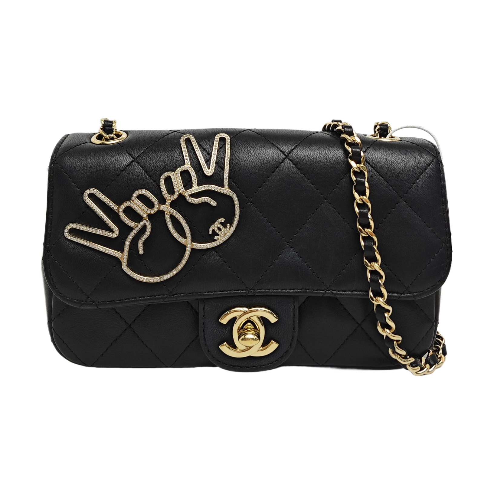 Quilted Lambskin Black