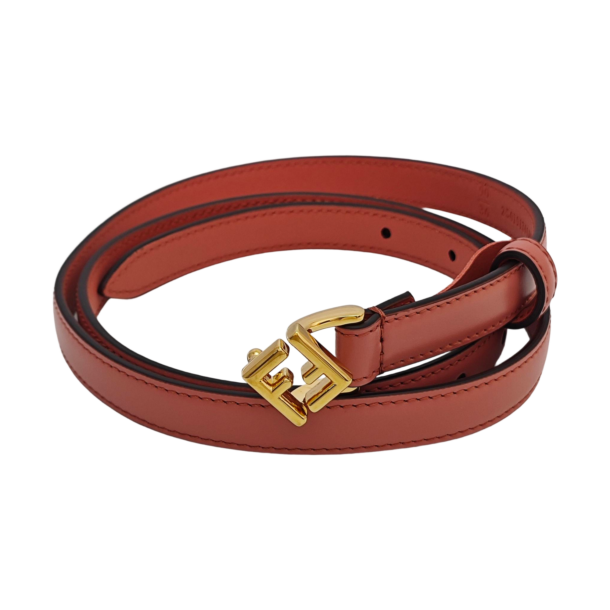 Leather Belt Red