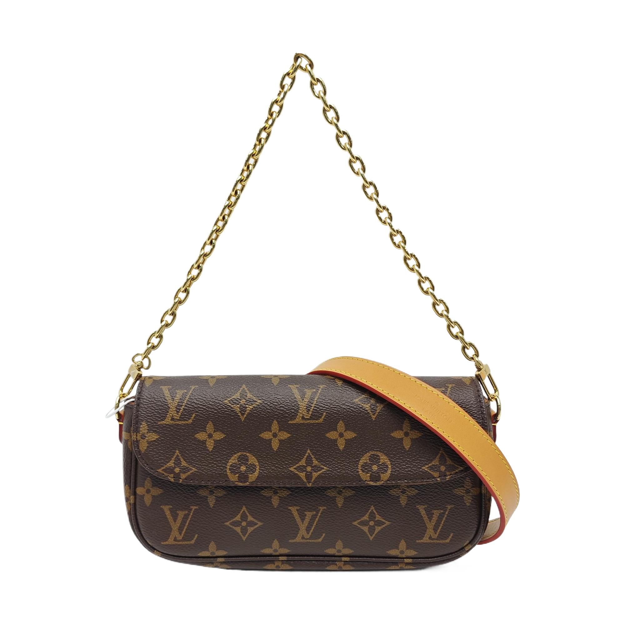 IVY Monogram Coated Canvas Brown