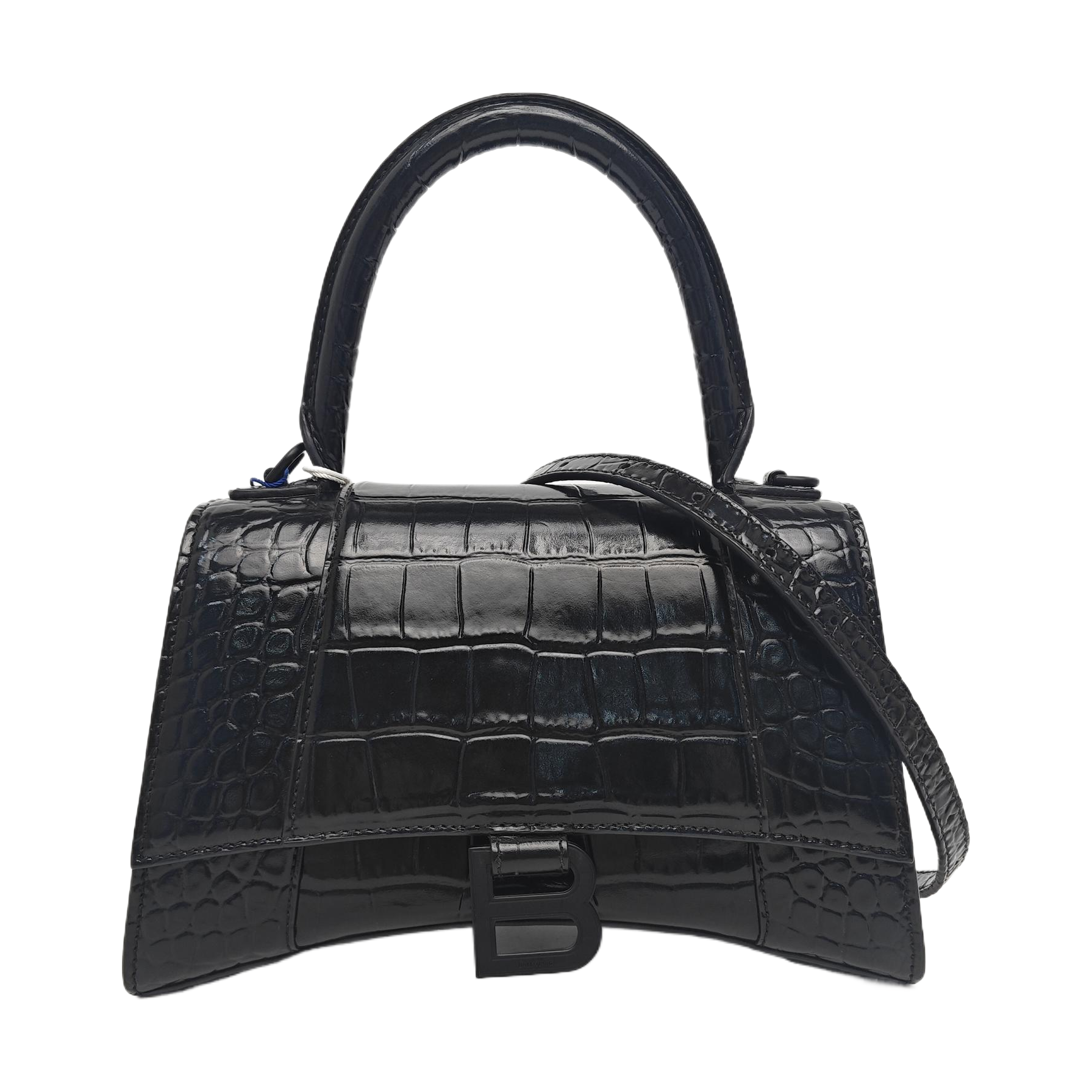 Hourglass S Calfskin Black