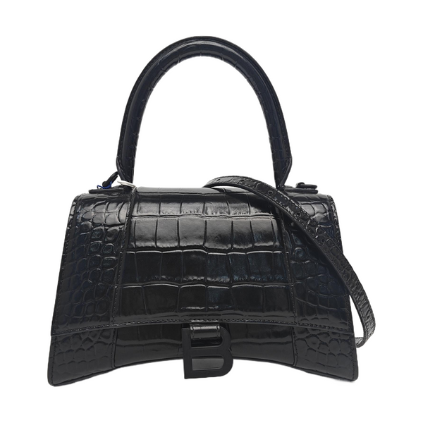 Hourglass S Calfskin Black