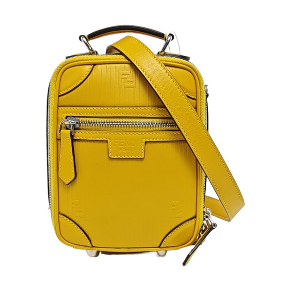 Calfskin Shoulder Bag Mini Yellow