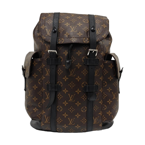 CHRISTOPHER MM Monogram Coated Canvas Brown