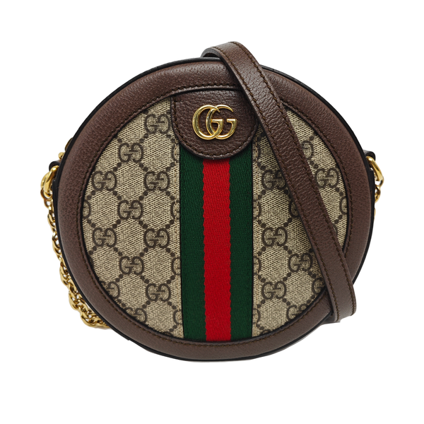 Ophidia Mini Monogram Coated Canvas Beige
