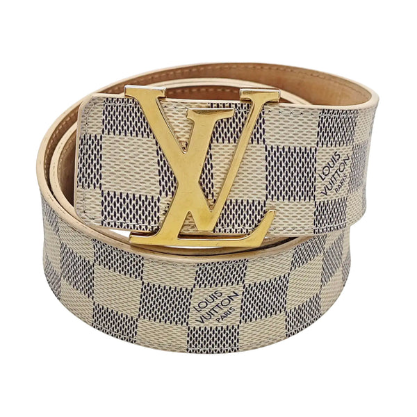 Coated Canvas Belt White