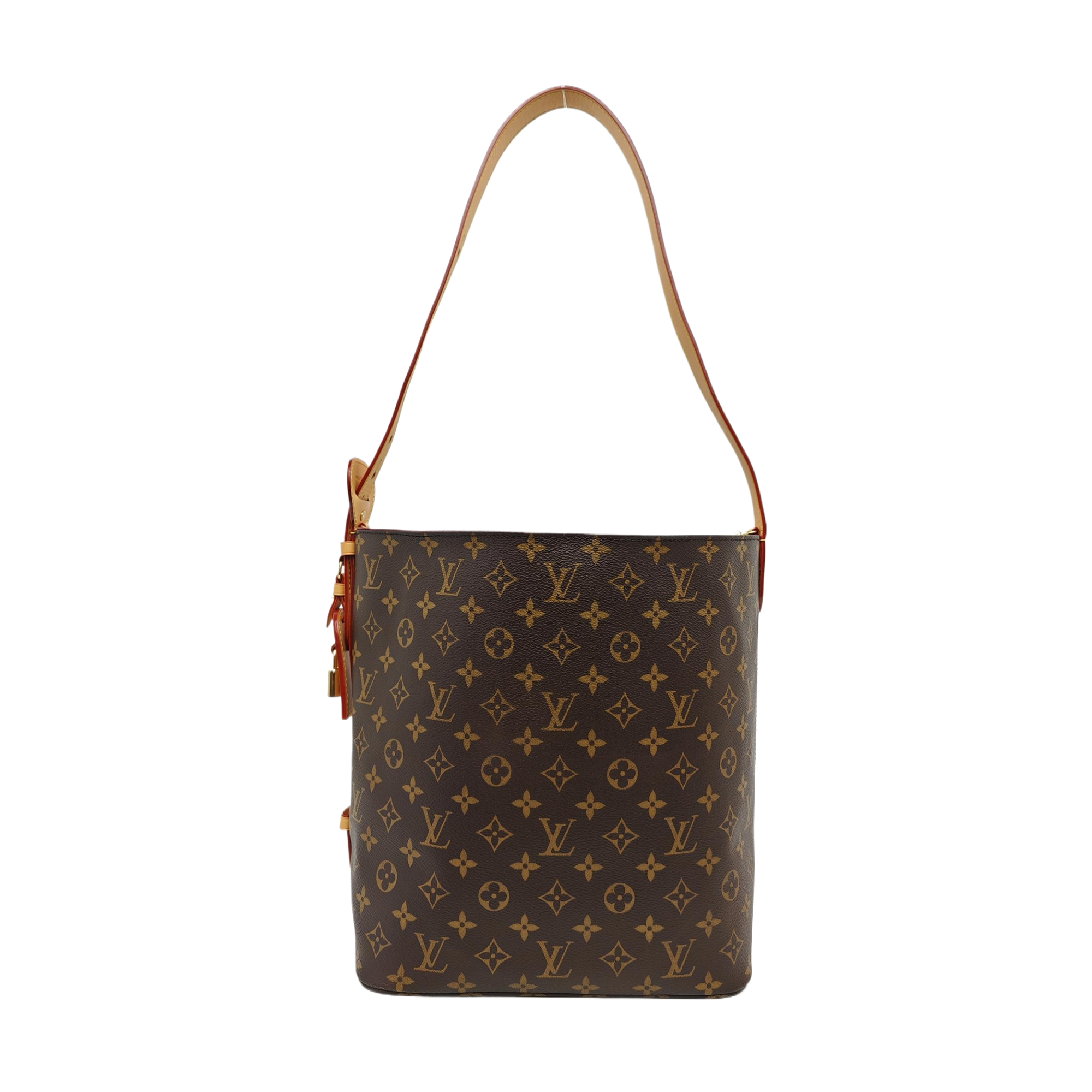 ALL IN GM Monogram Coated Canvas Brown