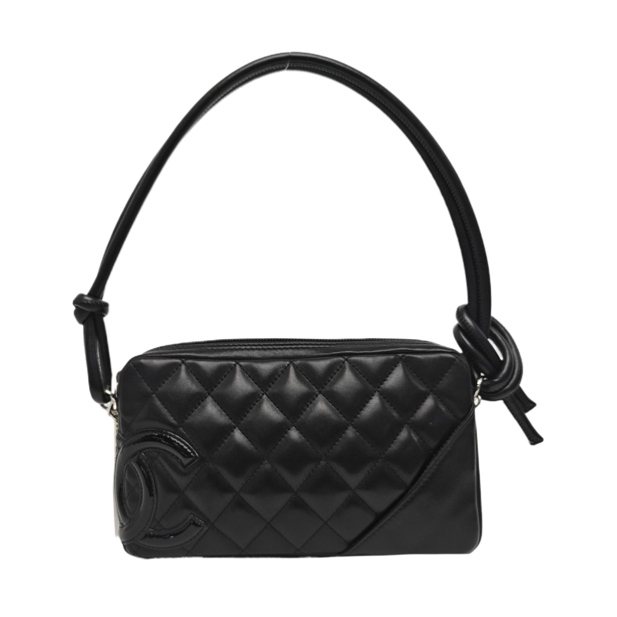 CAMBON Small Quilted Calfskin Black