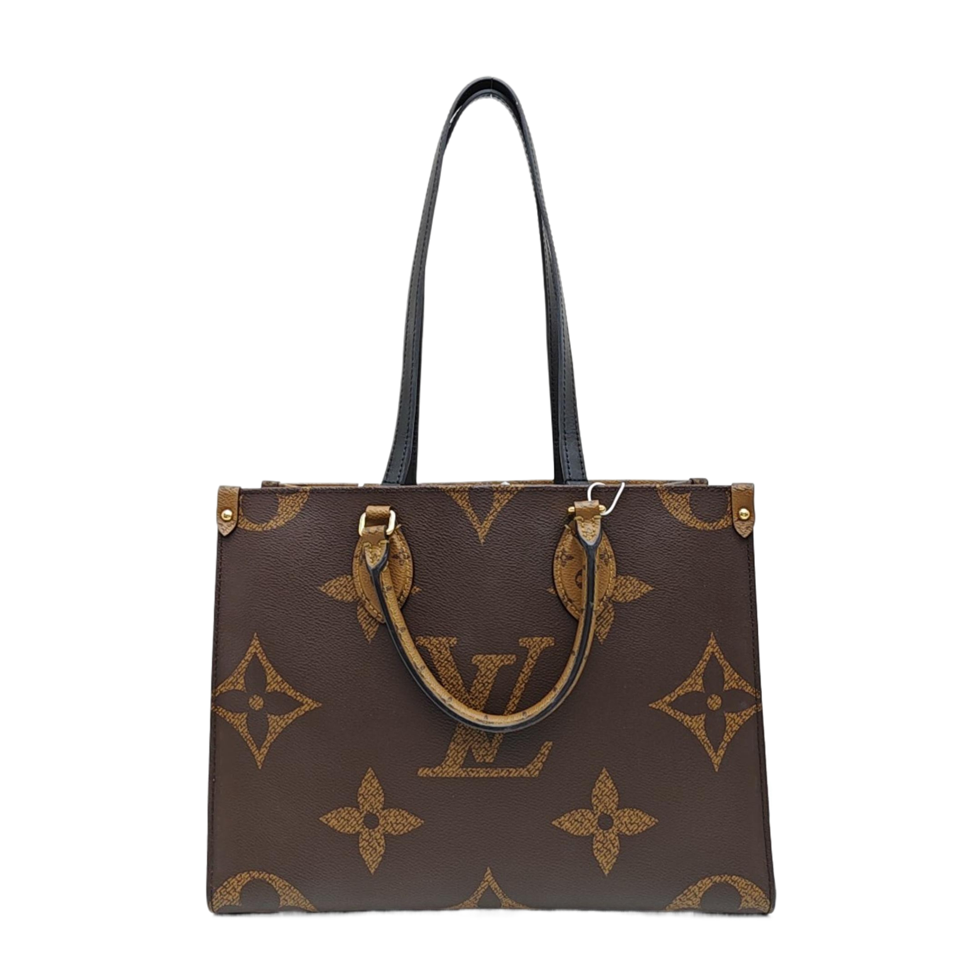 ONTHEGO MM Monogram Coated Canvas Brown
