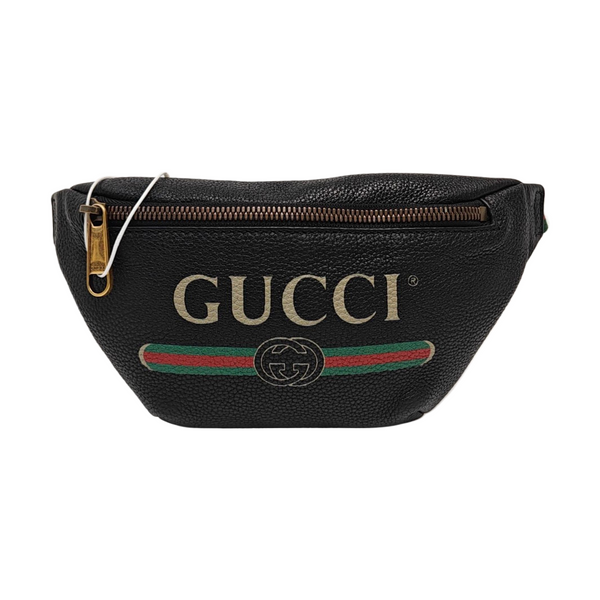 Print Small Calfskin Black