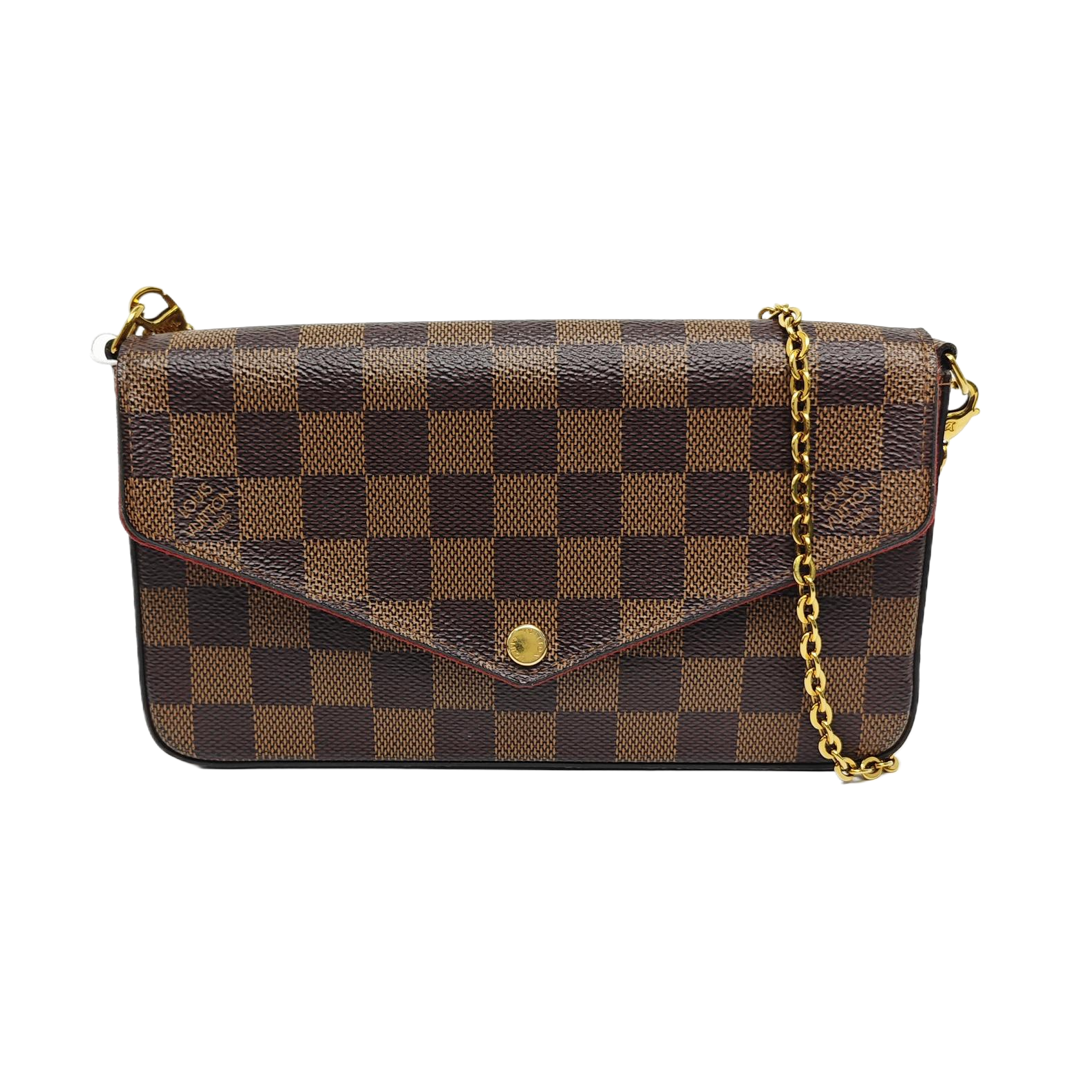 Authenticated pre-owned  Damier Ebene Coated Canvas Brown - Shoulder Bag at Looply
