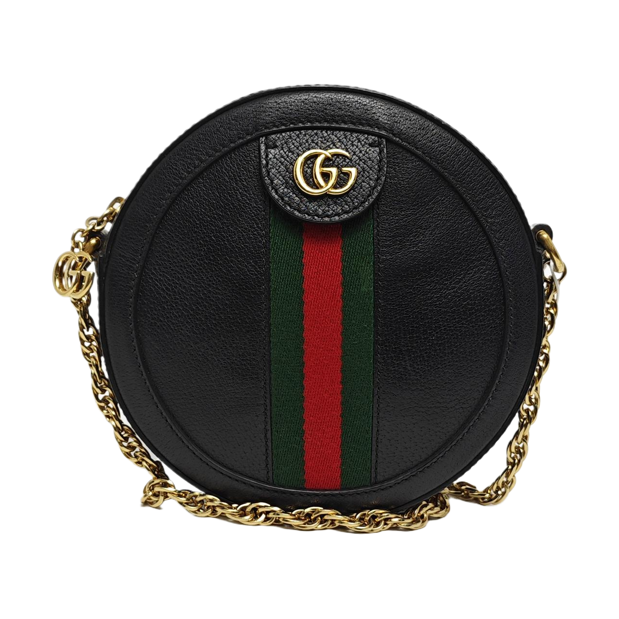 Authenticated pre-owned  Ophidia Mini Calfskin Black - Shoulder Bag at Looply