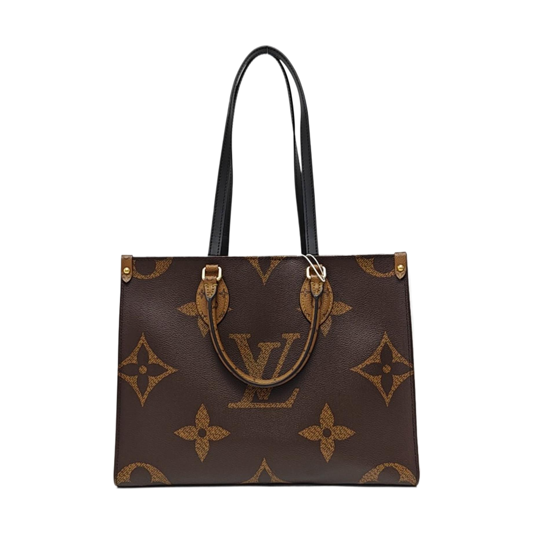 ONTHEGO MM Monogram Coated Canvas Brown