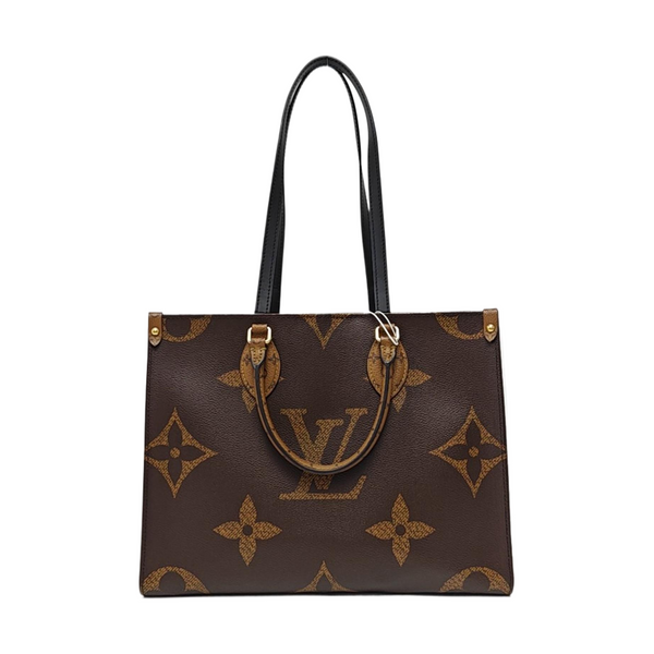 ONTHEGO MM Monogram Coated Canvas Brown
