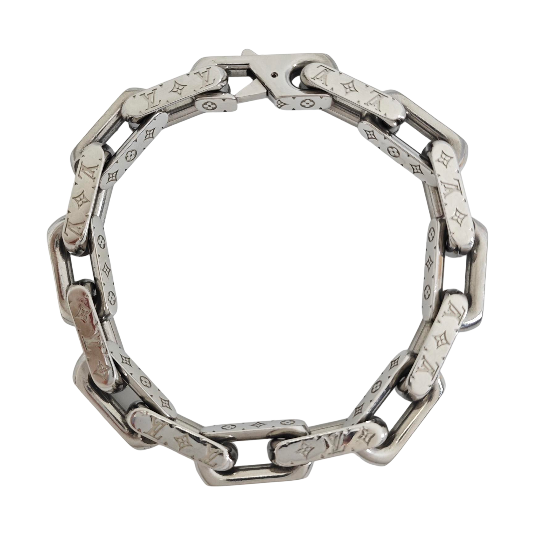 MONOGRAM Metal Silver Bracelet