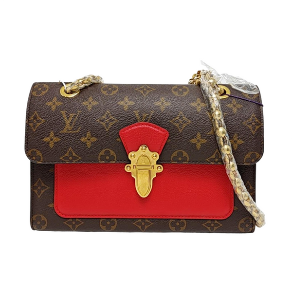 VICTOIRE Monogram Coated Canvas Brown