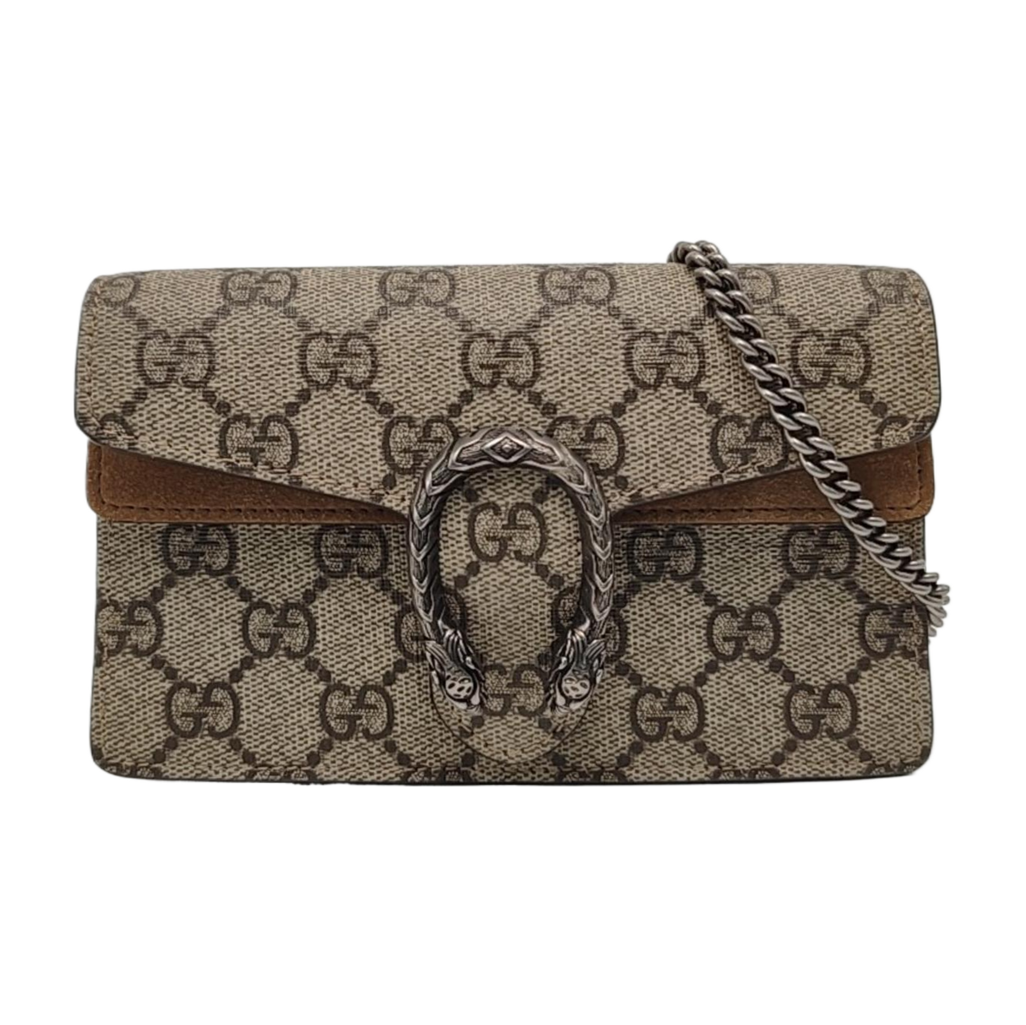 Authenticated pre-owned  Dionysus Super Mini Monogram Coated Canvas Beige - Shoulder Bag at Looply