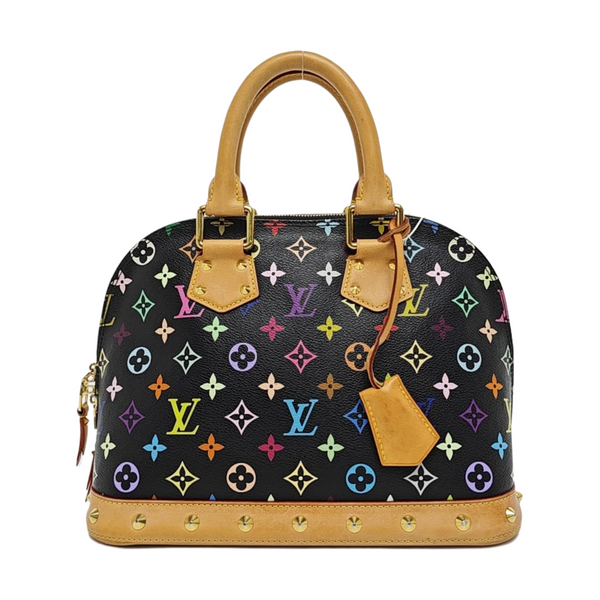 ALMA PM Monogram Coated Canvas Black