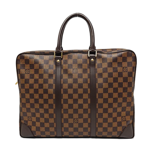 PORTE-DOCUMENTS Damier Ebene Coated Canvas Brown