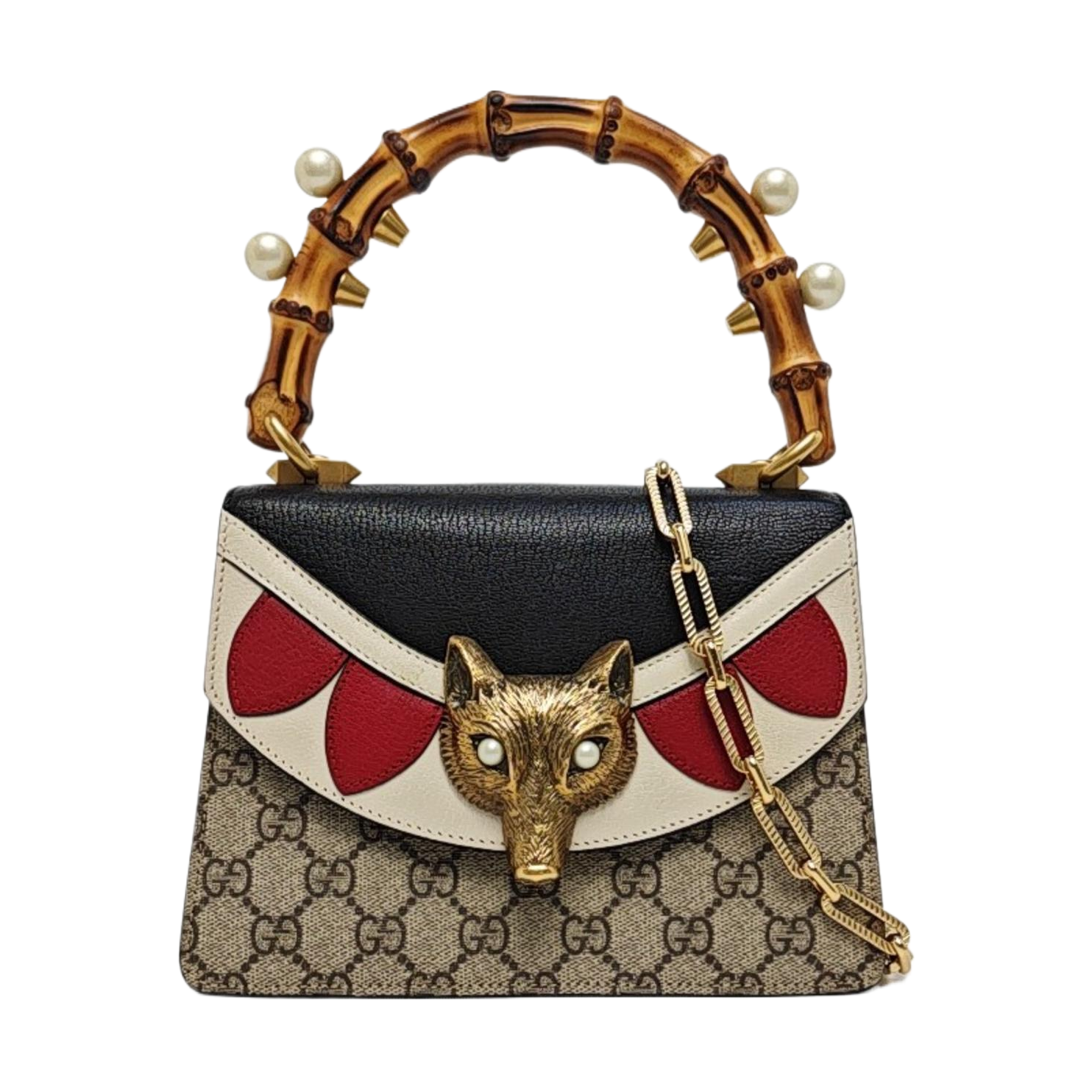 Monogram Coated Canvas Shoulder Bag Beige