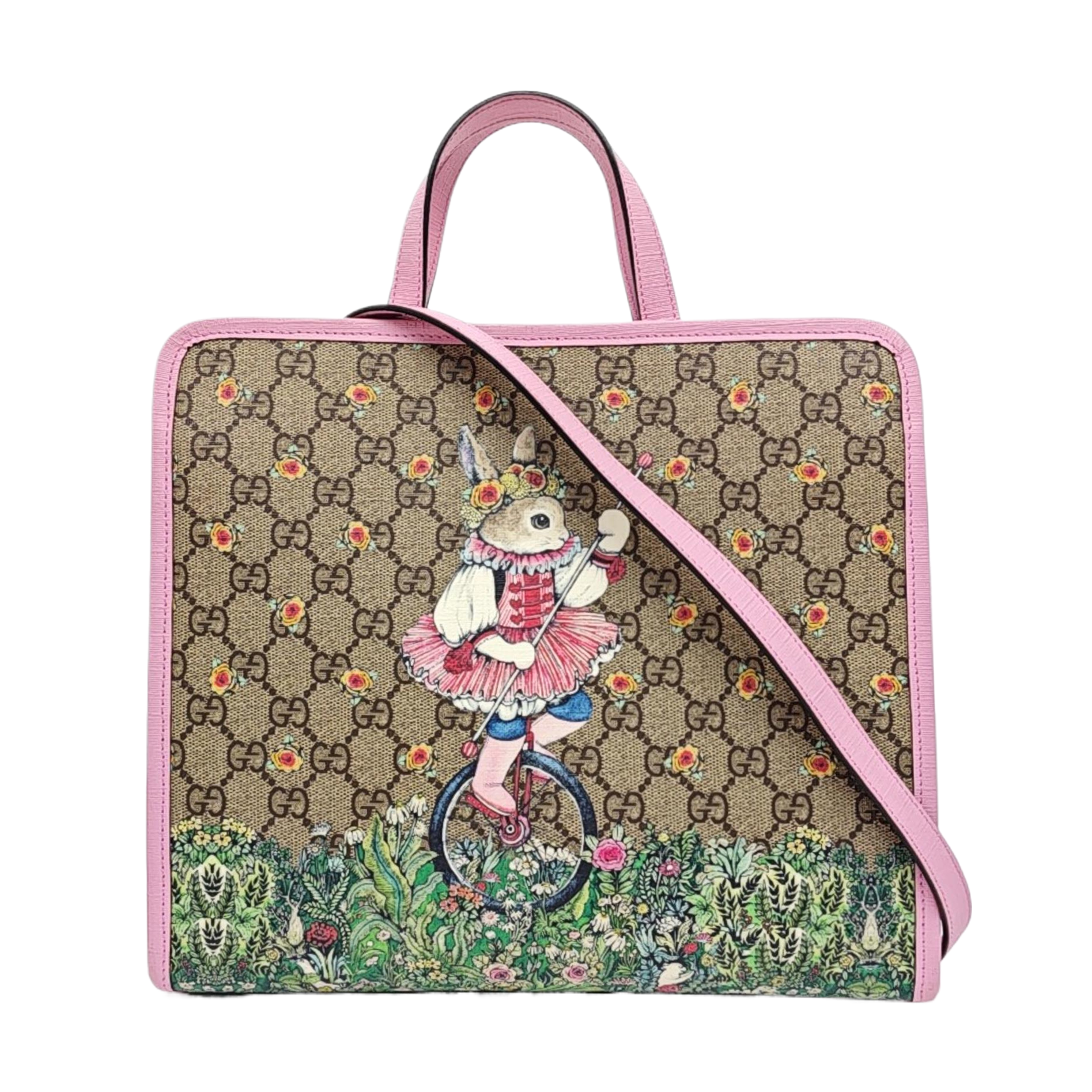 Children’s GG Bucket Monogram Coated Canvas Beige