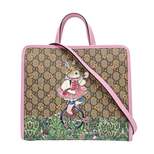 Children’s GG Bucket Monogram Coated Canvas Beige