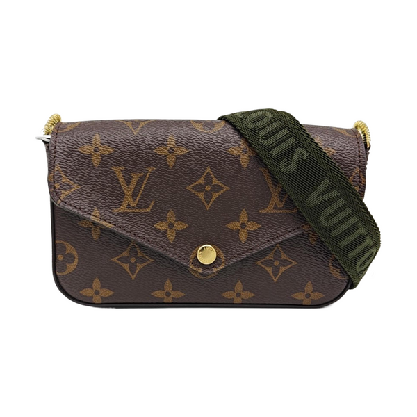 FÉLICIE Monogram Coated Canvas Brown