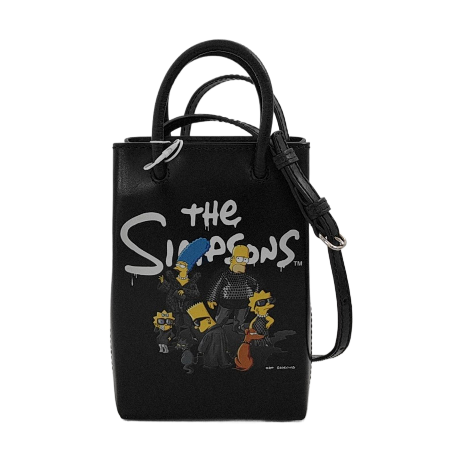 Shopping Bag Calfskin Black
