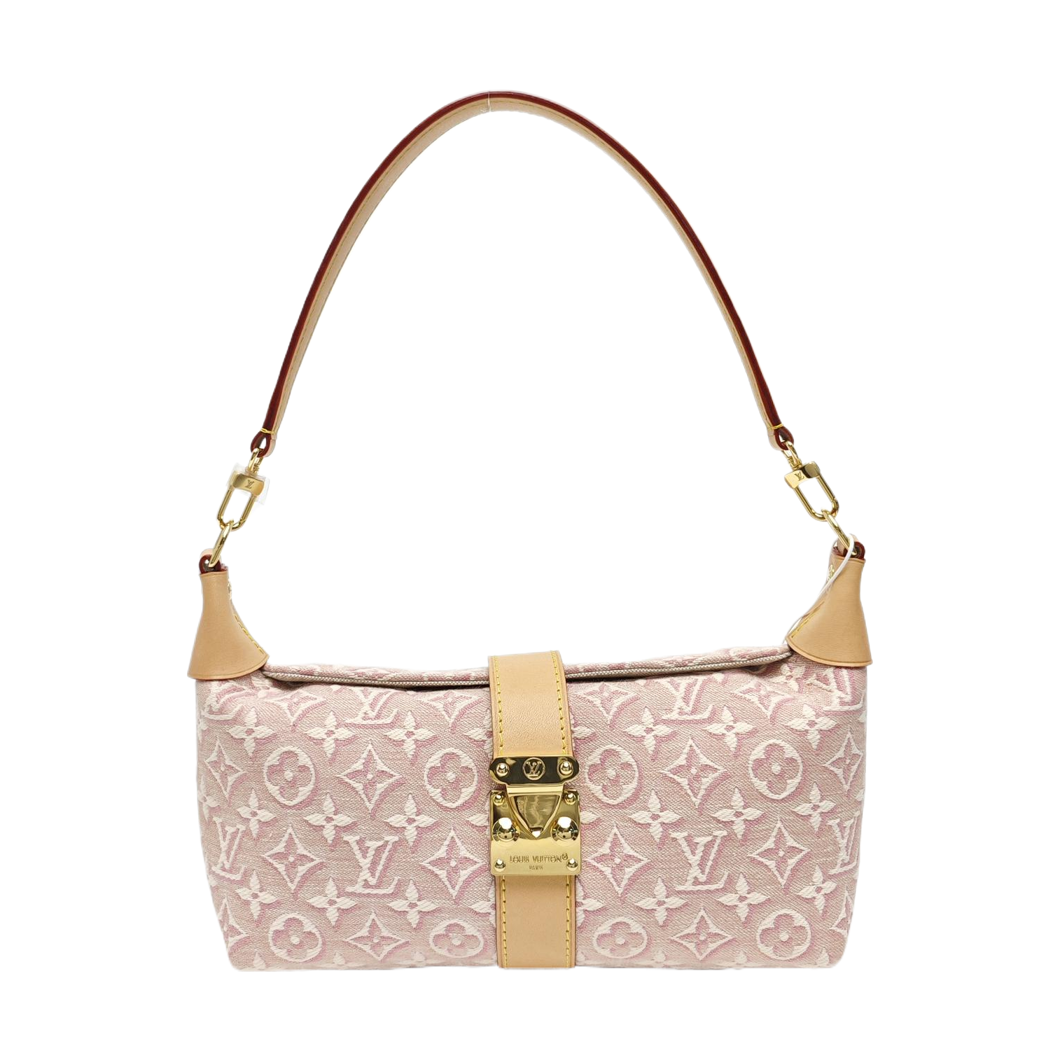 Pochette Mia Monogram Fabric Pink