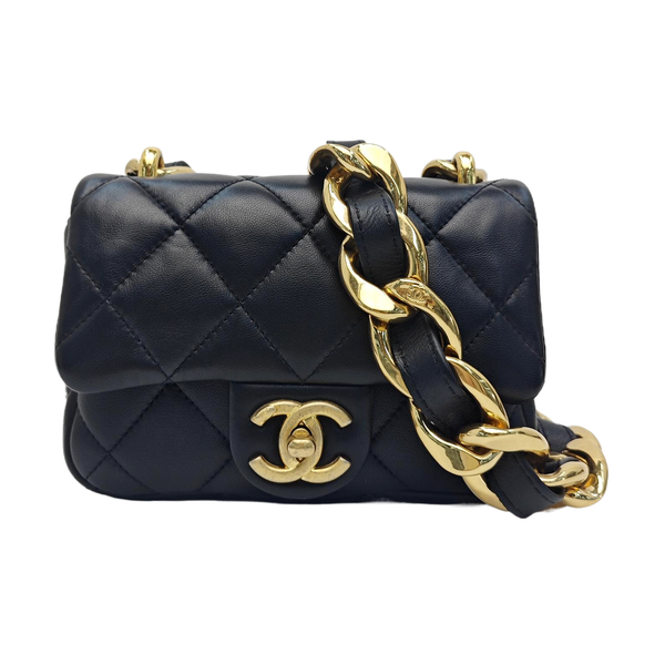 CLASSIC FLAP Mini Quilted Lambskin Black