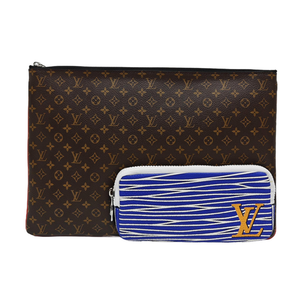 MULTIPOCKET Monogram Coated Canvas Brown