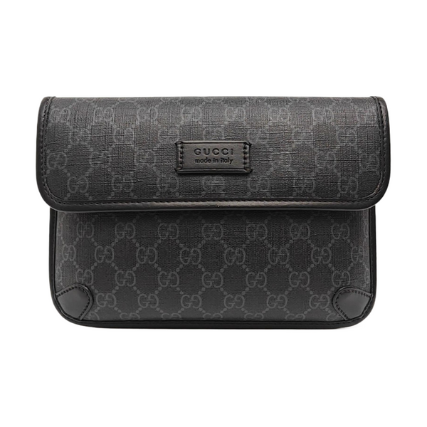 Neo Vintage Monogram Coated Canvas Black