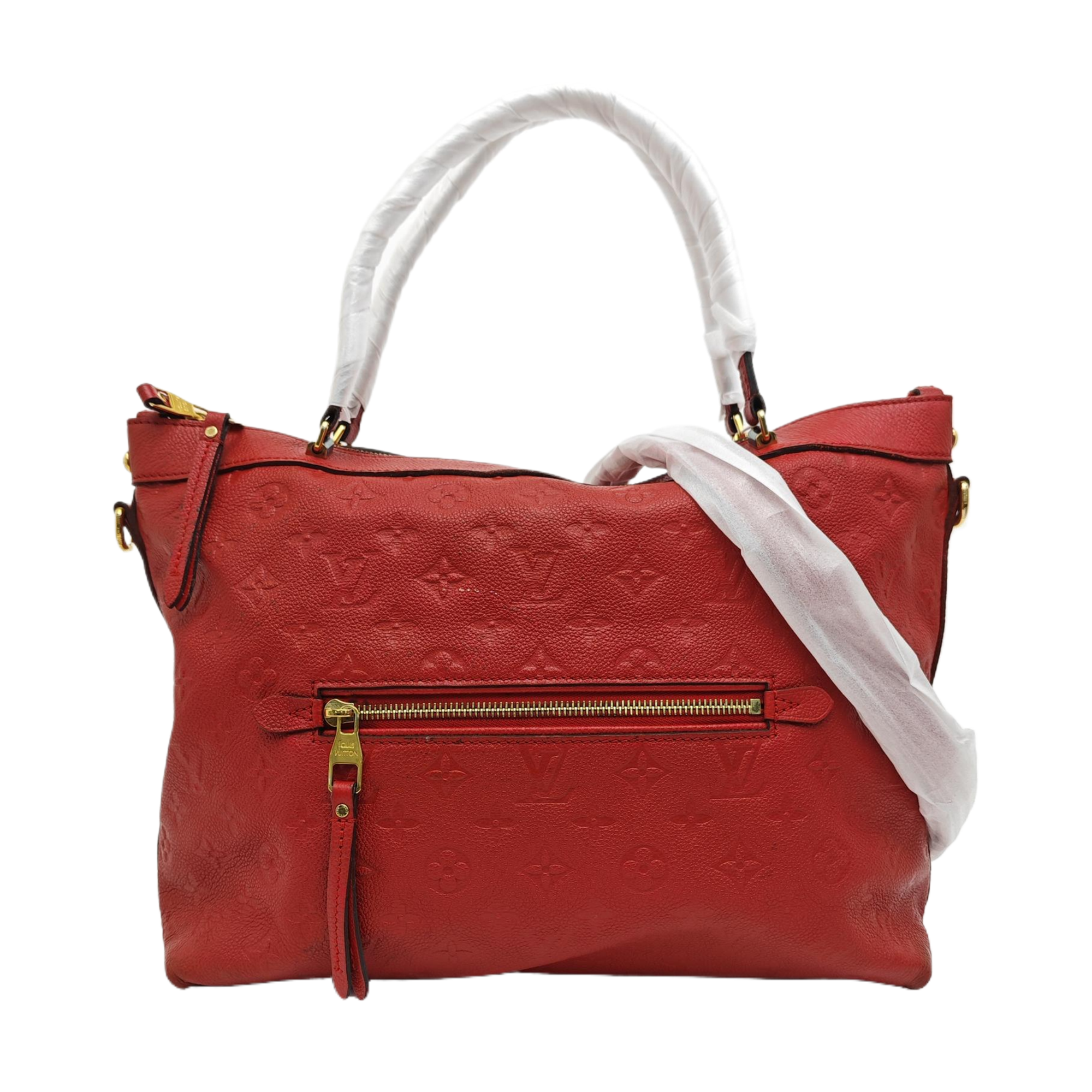 BASTILLE Monogram Calfskin Red