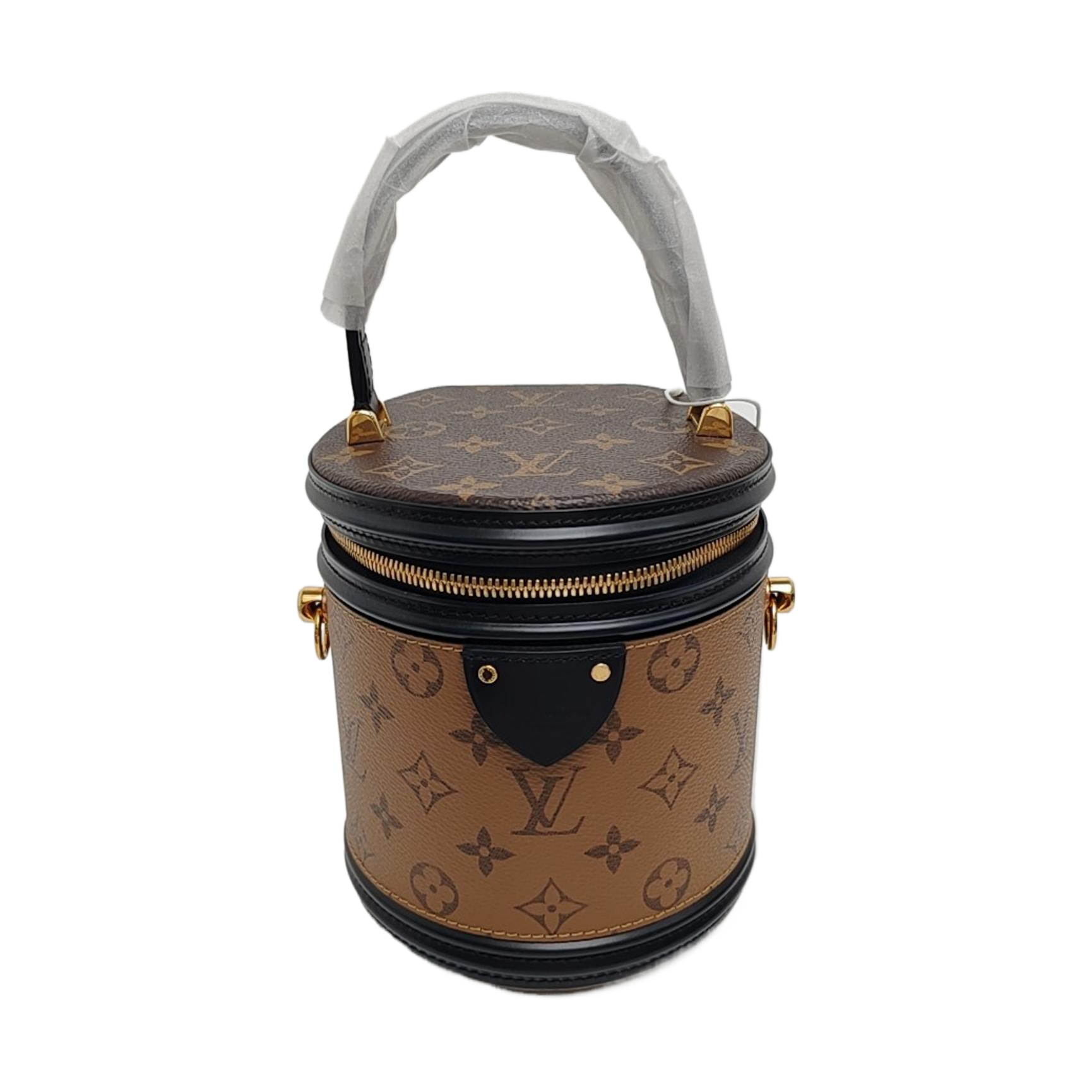 CANNES PM Monogram Coated Canvas Brown