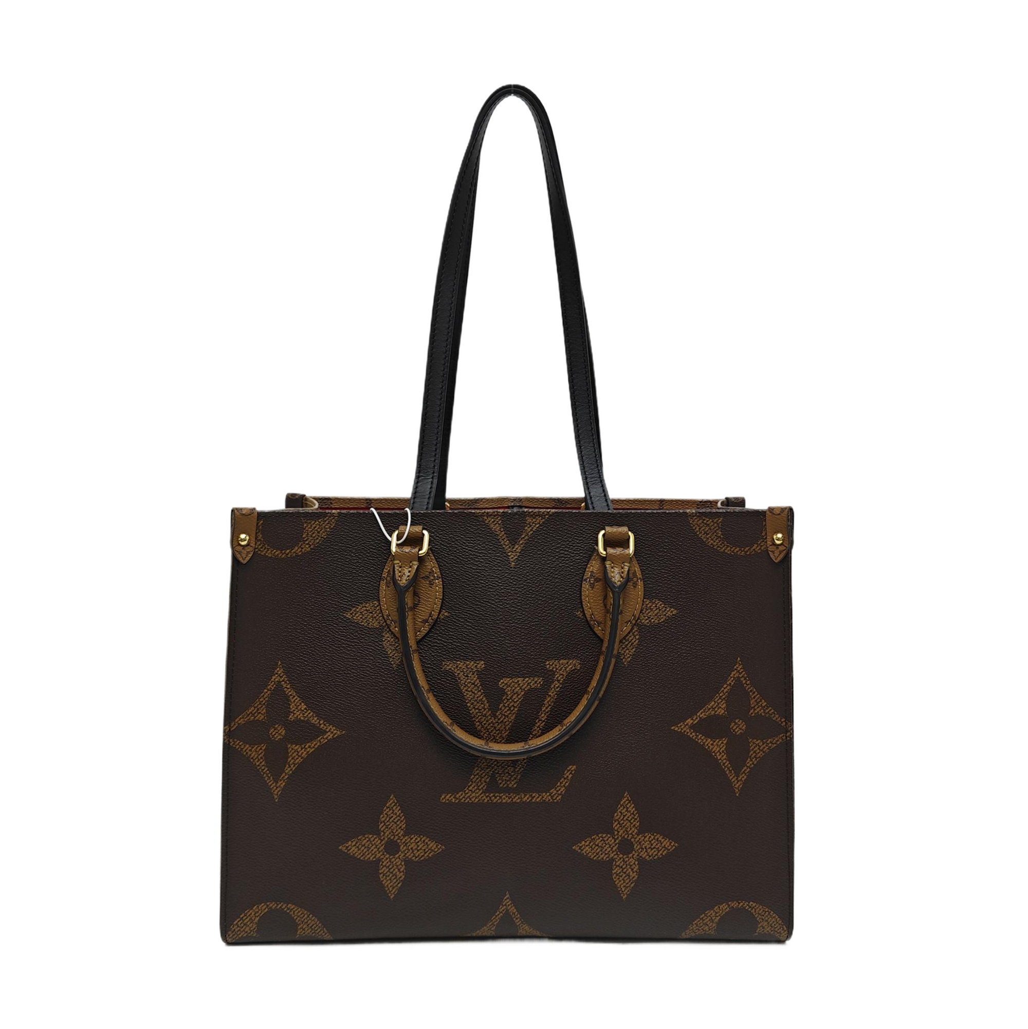 ONTHEGO MM Monogram Coated Canvas Brown