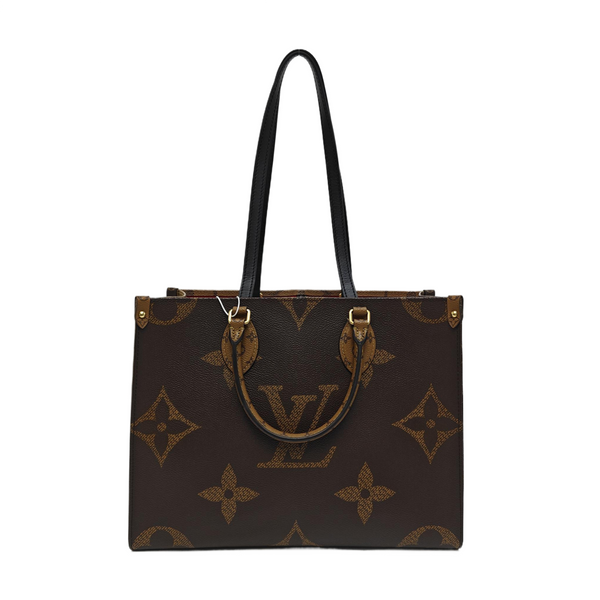 ONTHEGO MM Monogram Coated Canvas Brown