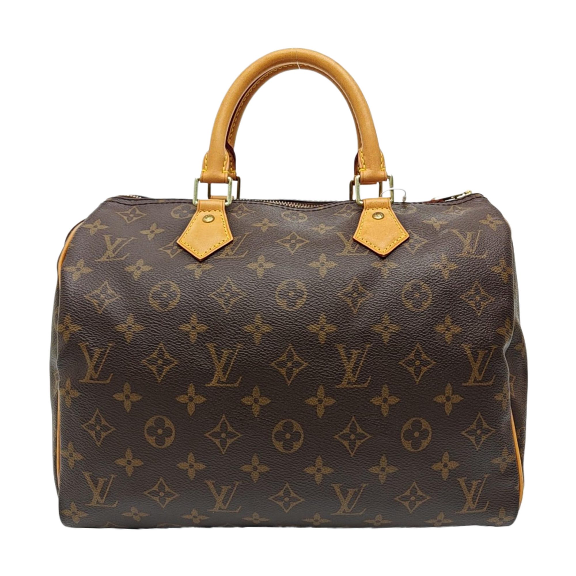 SPEEDY 30 Monogram Coated Canvas Brown