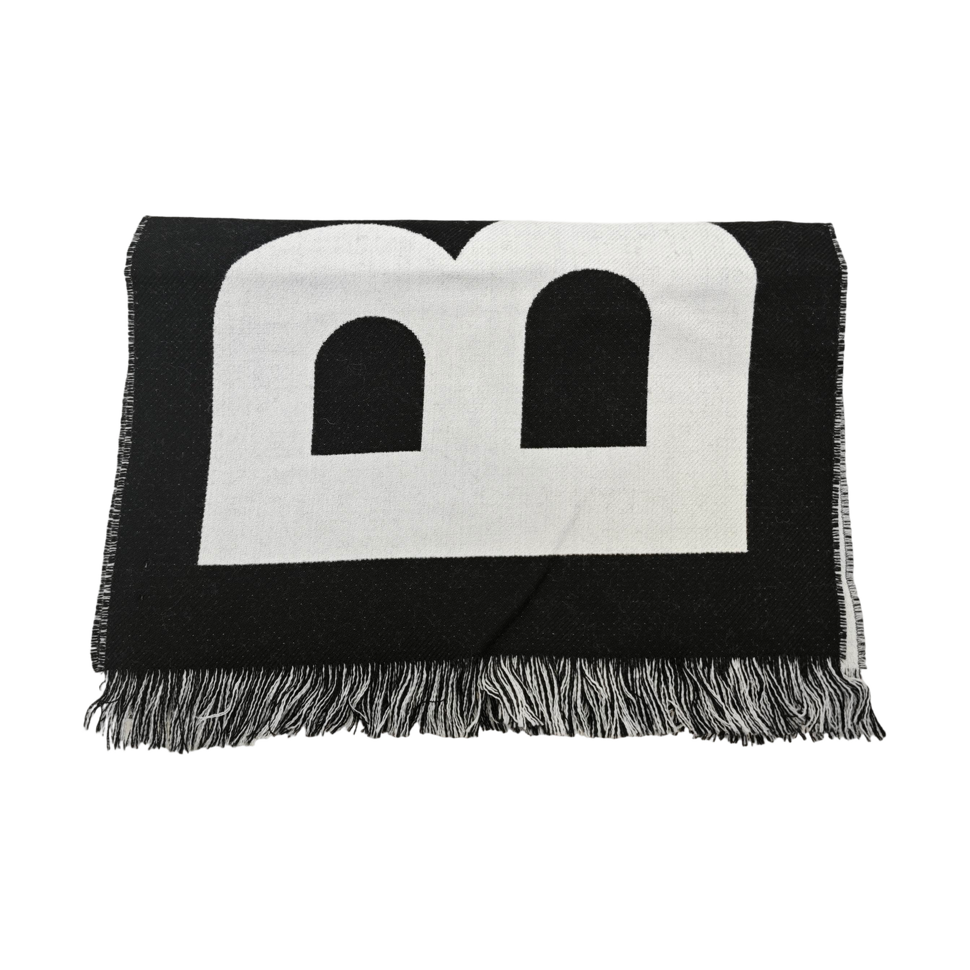 Wool Scarf Black
