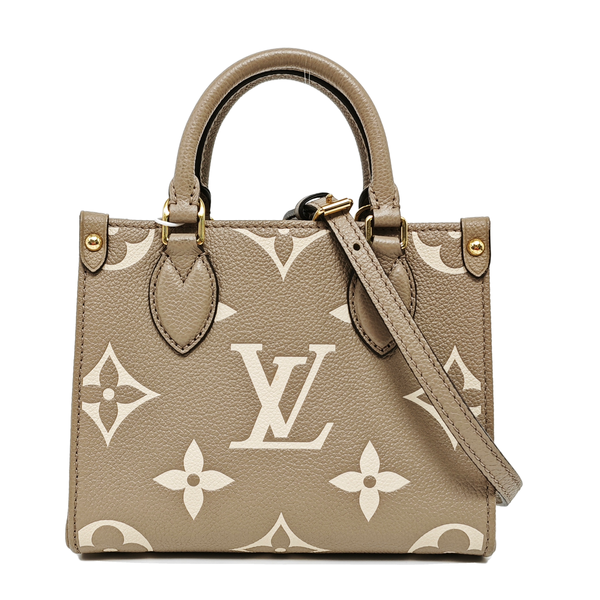 ONTHEGO BB Monogram Calfskin Gray