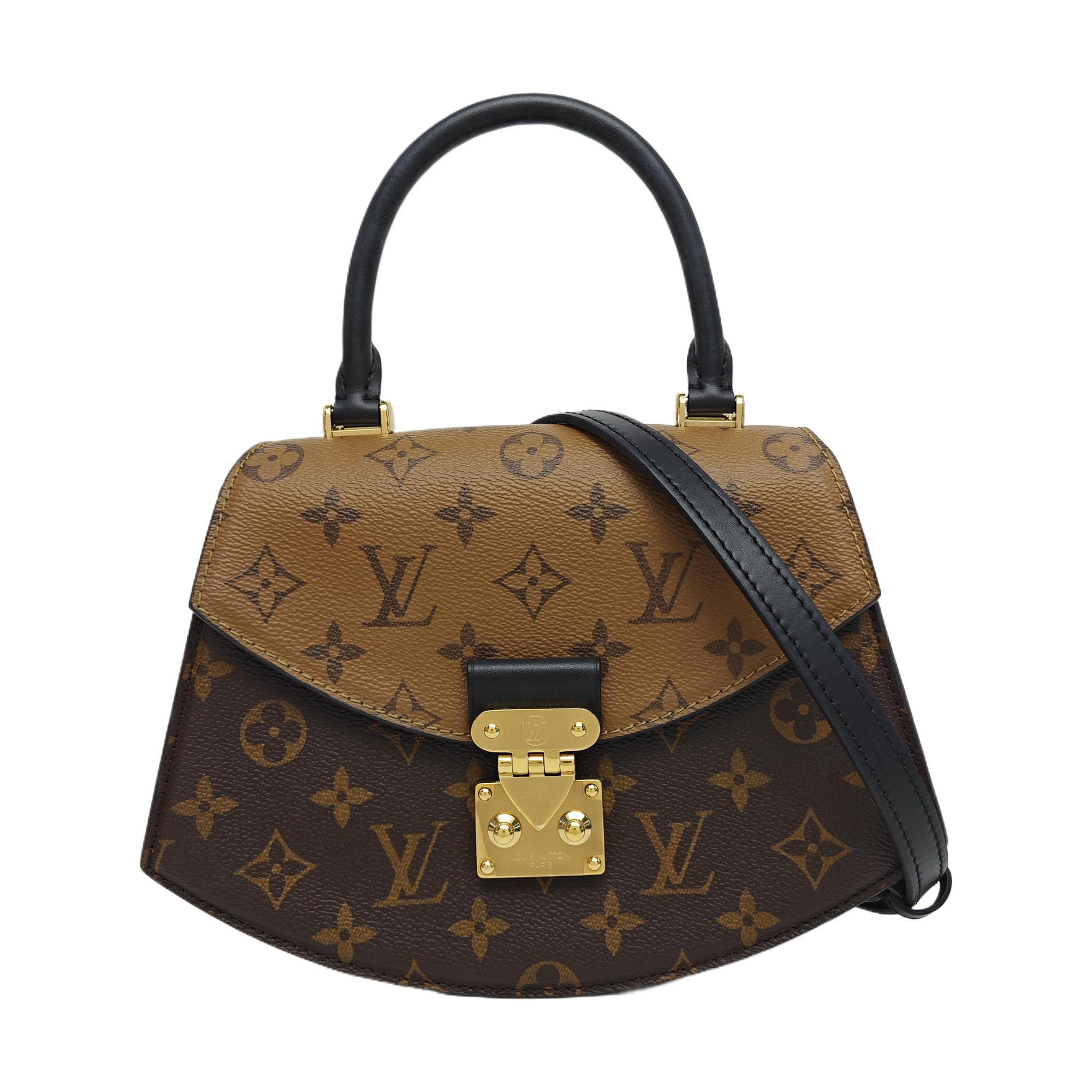Monogram Coated Canvas Crossbody Bag Super Mini Brown