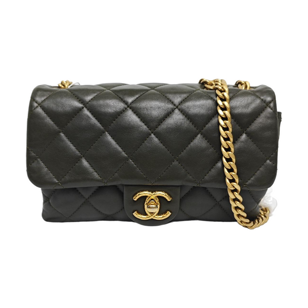 Quilted Lambskin Green