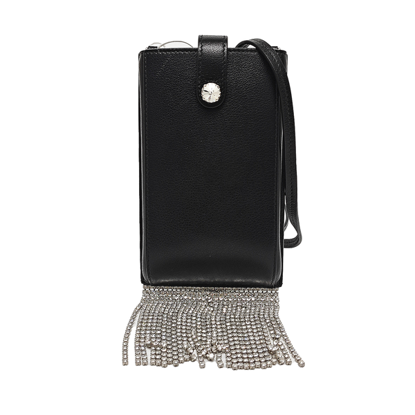 Calfskin Shoulder Bag Black