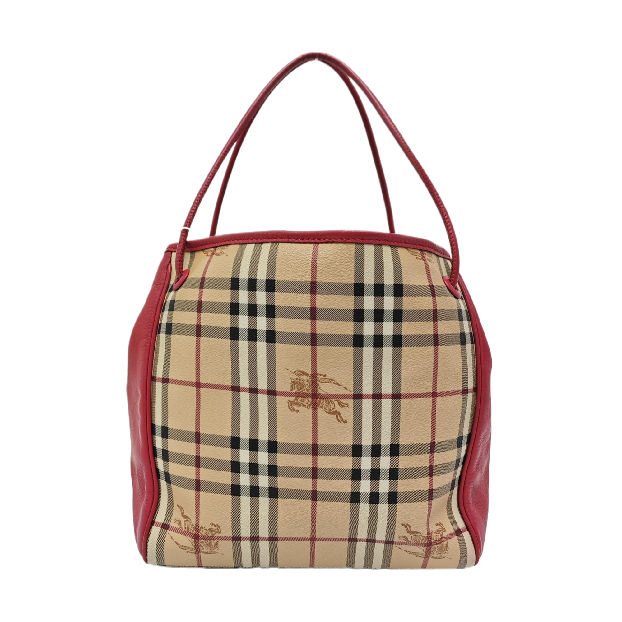 Coated Canvas Tote Bag Beige
