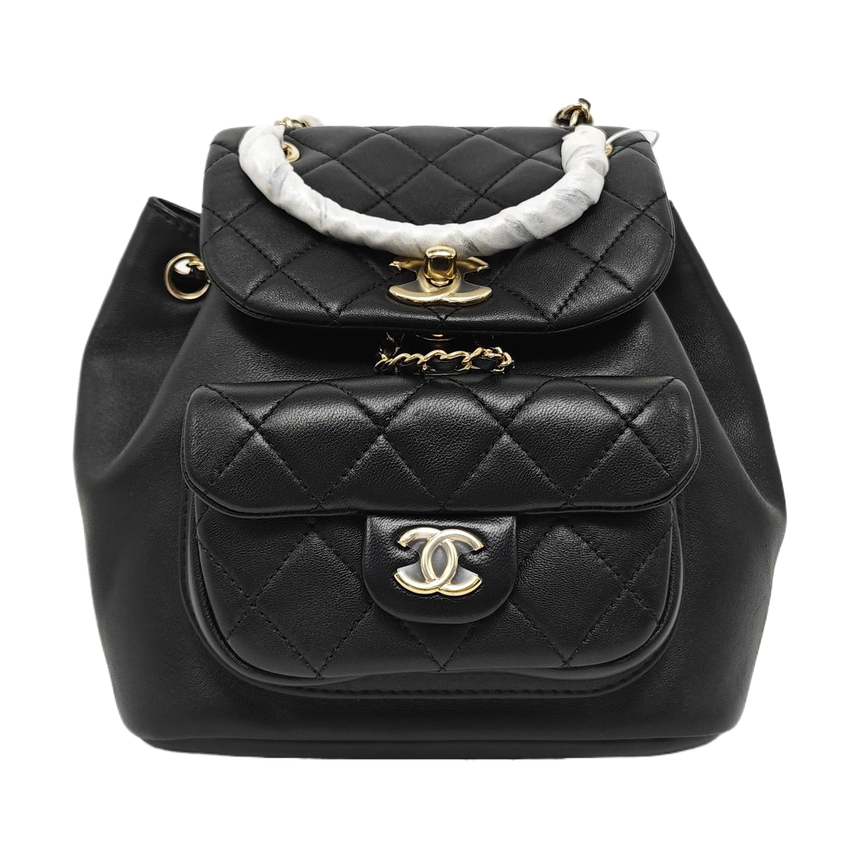 DUMA Quilted Lambskin Black